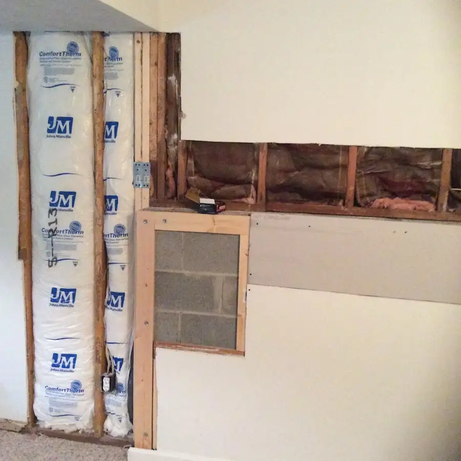 Wall insulation replacement during Structural Drying in Idaho Falls